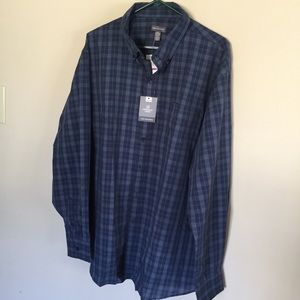Van Heusen Blue Button Down Men’s XXL Wrinkle Free